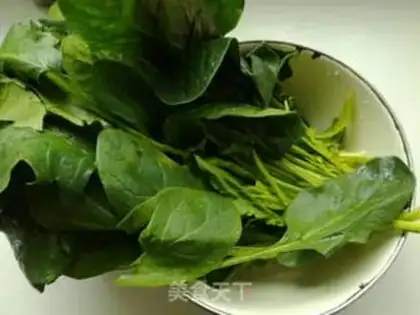 Make Spinach tofu soup step 0
