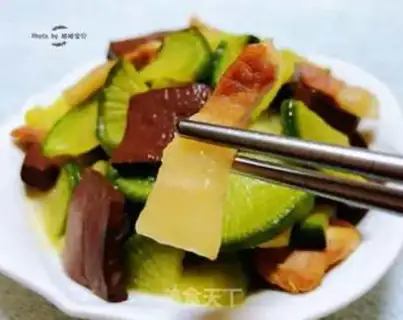Make Five flowers for radish and tofu step 14