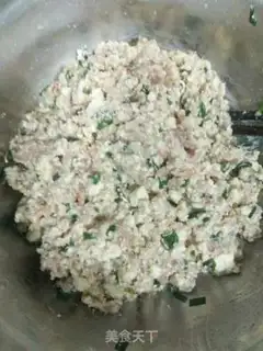 Make Tofu dumplings step 1
