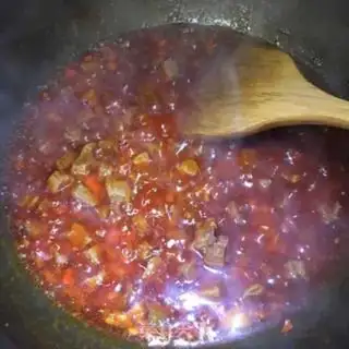 Make Spicy beef sauce step 10