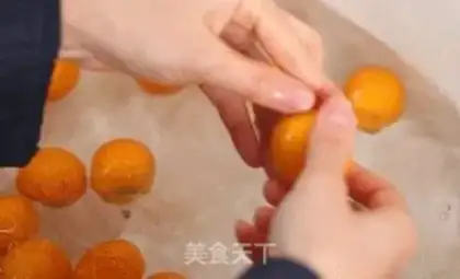 Make Salted gold orange step 1