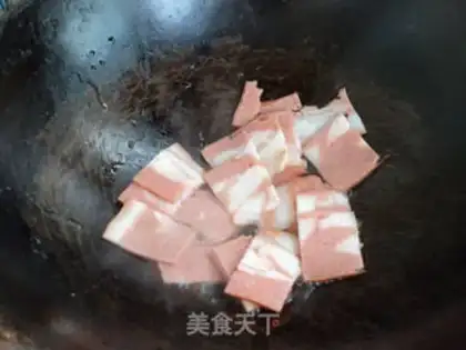 Make Bacon and cabbage step 4
