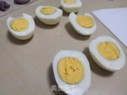 Make Egg salad, potato cookies step 1