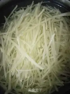 Make Clear the potatoes step 0