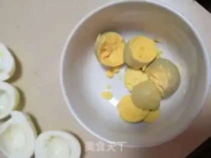 Make Egg salad, potato cookies step 2