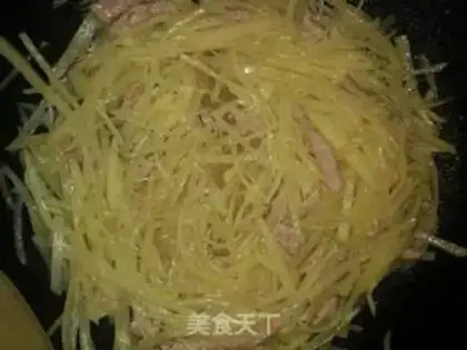 Make Clear the potatoes step 3