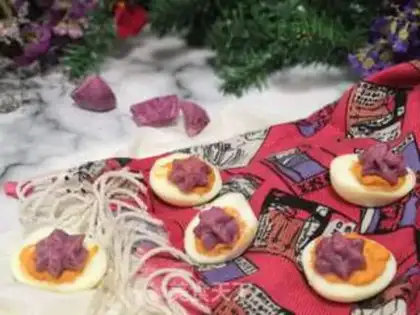 Make Egg salad, potato cookies step 5