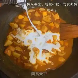 Make Thai fishball curry step 6