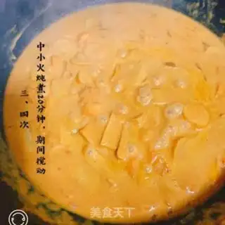 Make Thai fishball curry step 7
