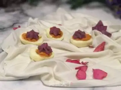 Make Egg salad, potato cookies step 7