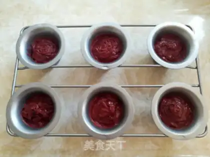 Make Red cranberry marfin cake step 8