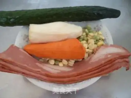 Make Bacon fried rice step 0