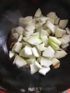 Make Tofu-cooked melon step 6