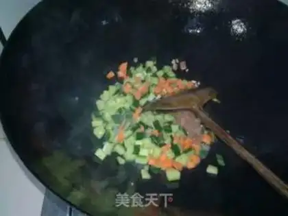 Make Bacon rice step 5