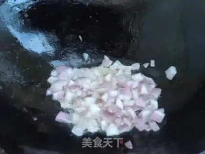 Make Bacon fried rice step 4