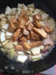 Make Tofu-cooked melon step 8