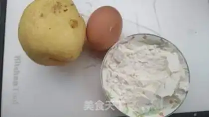 Make Pear waffles step 0