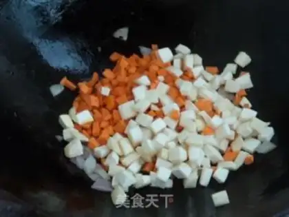 Make Bacon fried rice step 5