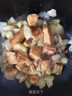 Make Tofu-cooked melon step 9
