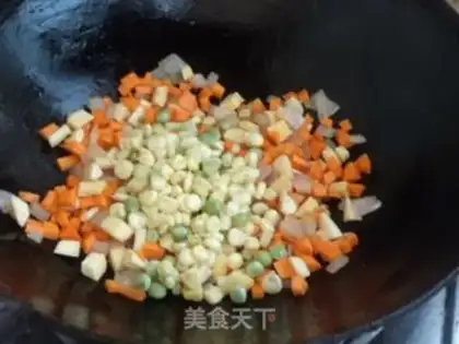 Make Bacon fried rice step 6