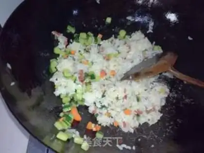 Make Bacon rice step 8