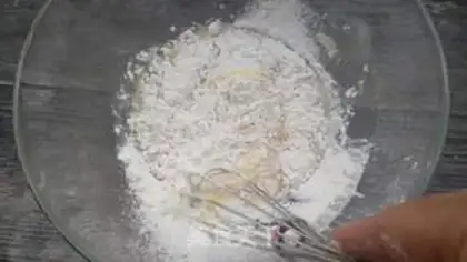 Make Pear waffles step 4