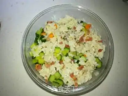 Make Bacon rice step 10