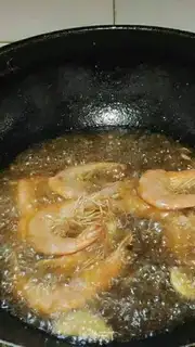 Make Fried shrimp step 1