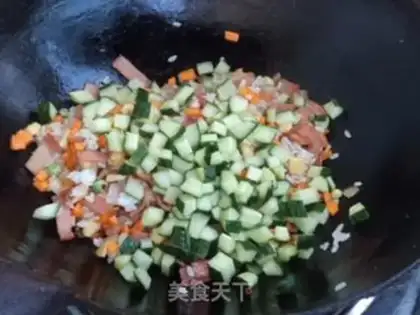Make Bacon fried rice step 10