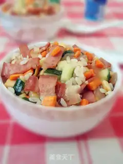 Make Bacon fried rice step 11