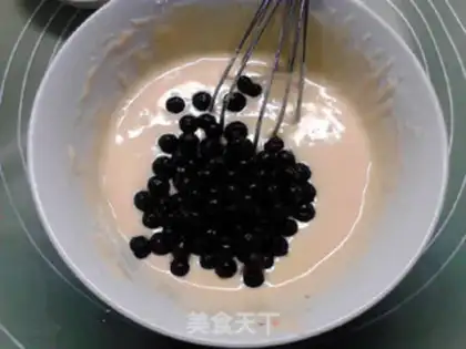 Make The yeast master blueberry muffin step 5