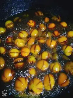 Make Golden orange sugar and honey step 4