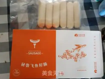 Make Fish sausage toast step 0