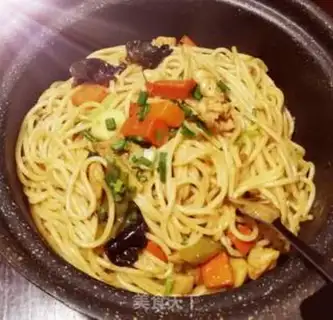 Make Curry chicken pasta step 3