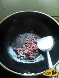 Make Meat-ding spinach soup step 4