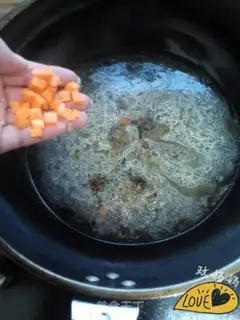 Make Meat-ding spinach soup step 8