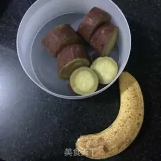 Make The sweet potato banana cake step 0