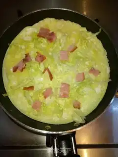 Make Egg pizza step 4