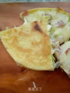 Make Egg pizza step 12