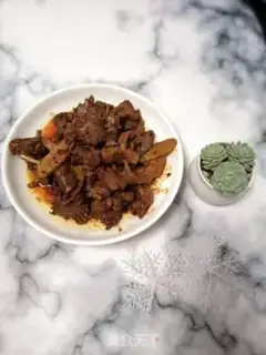 Make A duck with bean petal sauce step 3