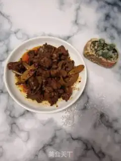 Make A duck with bean petal sauce step 5