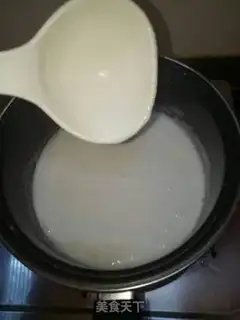 Make Almond rice congee step 6