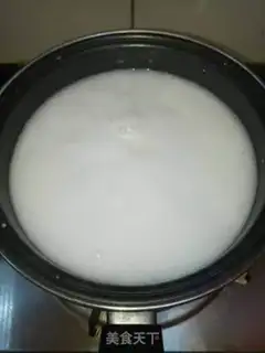 Make Almond rice congee step 7