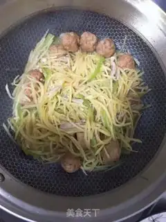 Make Potato silk meatballs step 5