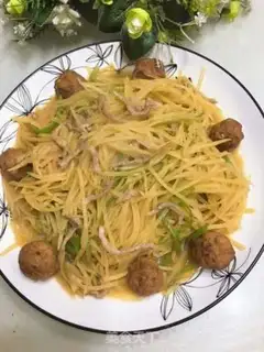 Make Potato silk meatballs step 6