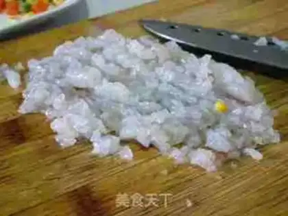 Make Pork shrimp corn dumplings step 4