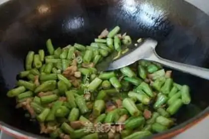 Make Bean horned meat step 7