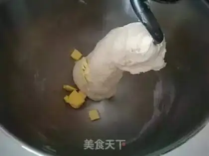 Make Light cream protein toast step 1