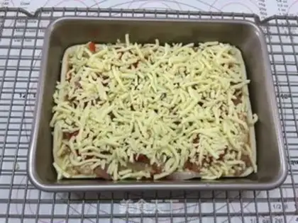 Make Sweet chicken pizza step 15