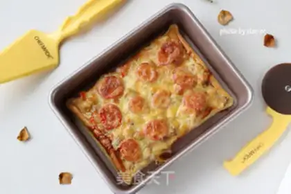 Make Sweet chicken pizza step 18